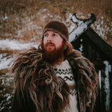 Viking Cap (Brown, Nalbinding)