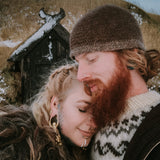 Viking Cap (Brown, Nalbinding)