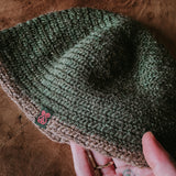 Viking Cap (Green, Nalbinding)
