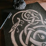 Ancientskin Nordic Tattoo Deutschland, Nordic Dragon, Nordische Tätowierungen Deutschland, Dotwork, Jörmungandr, Detailansicht
