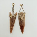 Neolithic Arrow Head Earrings V1