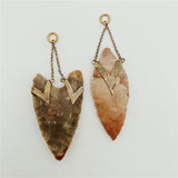 Neolithic Arrow Head Earrings V2