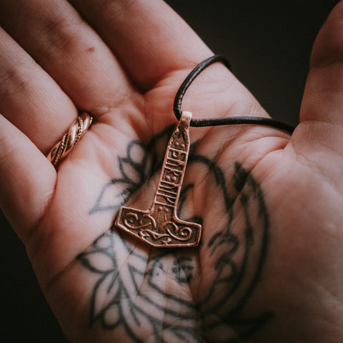 Thors Hammer Viking Symbol Tattoo Design - YouTube