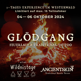 Glödgang – Feuerlauf & Traditional Tattoo | 3-Tages Event (Platzreservierung)